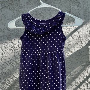 Size 5 girls Healthtex polka dot jersey knit summer dress